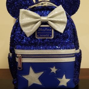 Disney Parks Wishes Come True Blue Loungefly